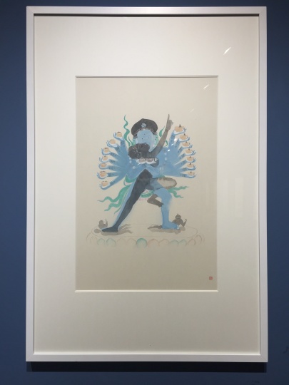 武艺 《喜金刚》 66.5×44.5cm 2014
武艺 《喜金刚》 66.5×44.5cm 2014