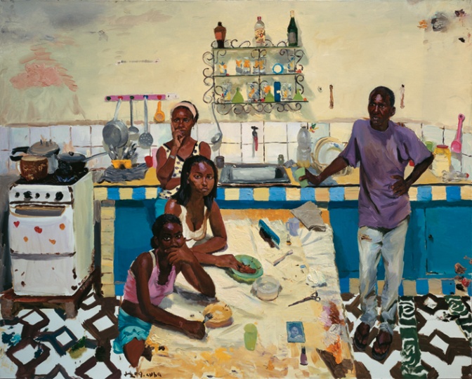 《阿曼多的家人》200x250cm 布面油画 2009
《阿曼多的家人》200x250cm 布面油画 2009