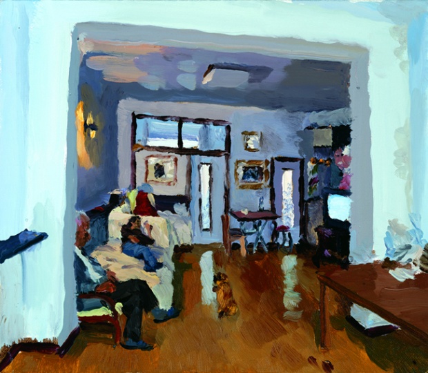 《家》33x38cm 布面油画 2010
《家》33x38cm 布面油画 2010