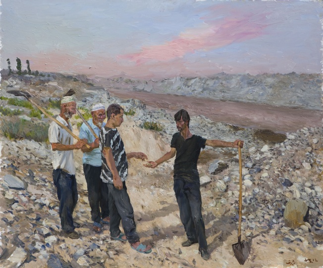 《南》300x250cm 布面油画 2012
《南》300x250cm 布面油画 2012