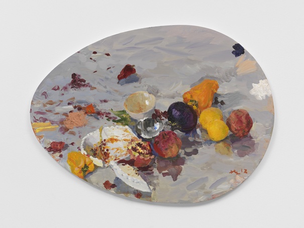 《茄子》 110.5x80cm 布面油画 2012
《茄子》 110.5x80cm 布面油画 2012
