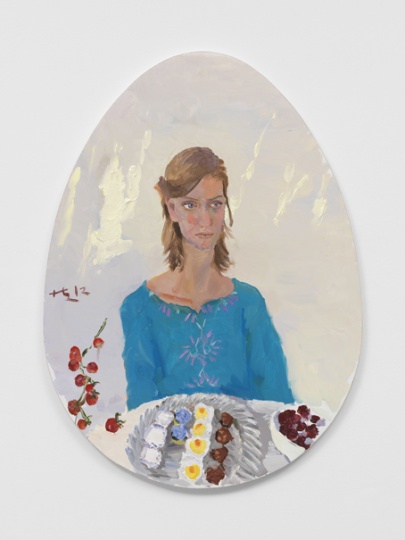 《小火苗》110.5x80cm 布面油画 2012
《小火苗》110.5x80cm 布面油画 2012
