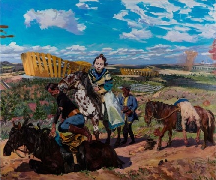 《空城记01》250x300cm 布面油画 2015
《空城记01》250x300cm 布面油画 2015