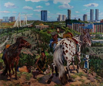 《空城记02》 250x300cm 布面油画 2015
《空城记02》 250x300cm 布面油画 2015