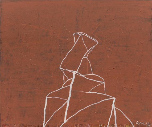 王川 《线之五》 布面丙烯 180 x 150cm 2015
王川 《线之五》 布面丙烯 180 x 150cm 2015