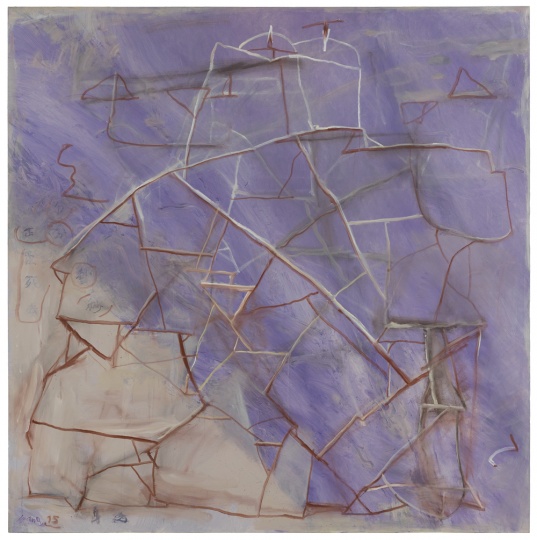 王川 《山水之五》 布面油画 200 x 200 cm 2015
王川 《山水之五》 布面油画 200 x 200 cm 2015