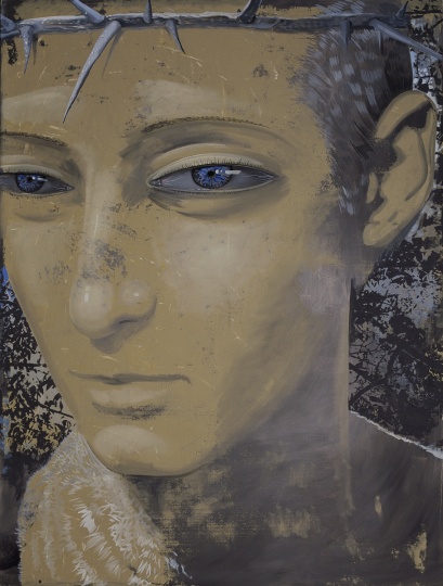 《荆棘的王冠》200×150cm 布面油画 2015

