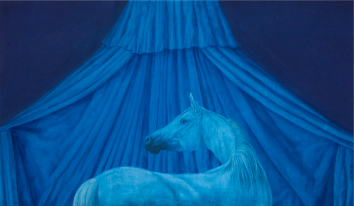 《夜中昼》 65×112cm 纸本 2011
《夜中昼》 65×112cm 纸本 2011