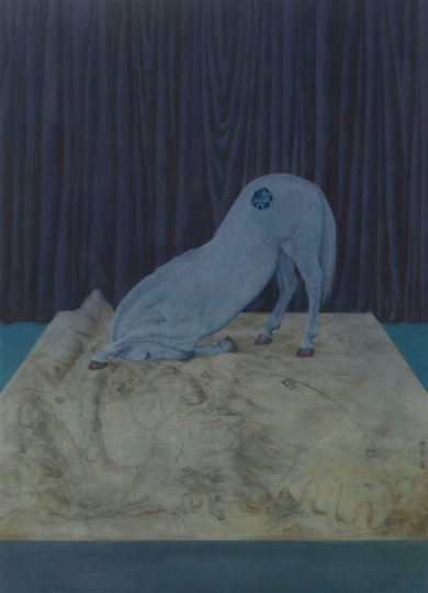 《思乡曲》 126×90cm 纸本 2011
《思乡曲》 126×90cm 纸本 2011