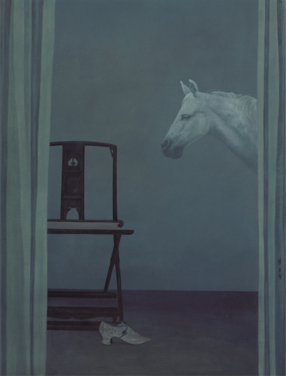 《偶遇》 85×65cm 纸本 2004
《偶遇》 85×65cm 纸本 2004