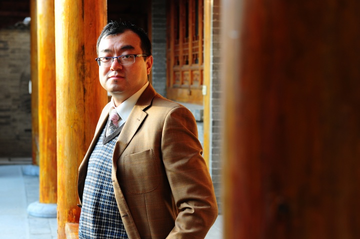 宁夏银川镇北堡西部影城董事长张公辅 摄影/董林
宁夏银川镇北堡西部影城董事长张公辅 摄影/董林