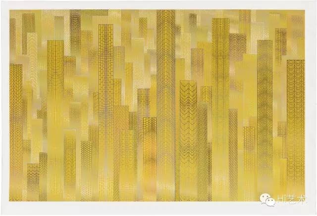 马秋莎 《你93267次对视 No.1》 100×150cm 纸上水彩及综合材料 2015
马秋莎 《你93267次对视 No.1》 100×150cm 纸上水彩及综合材料 2015