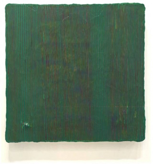 鞠婷《珍珠 100715》 95×95cm 木板丙烯 2015
鞠婷《珍珠 100715》 95×95cm 木板丙烯 2015