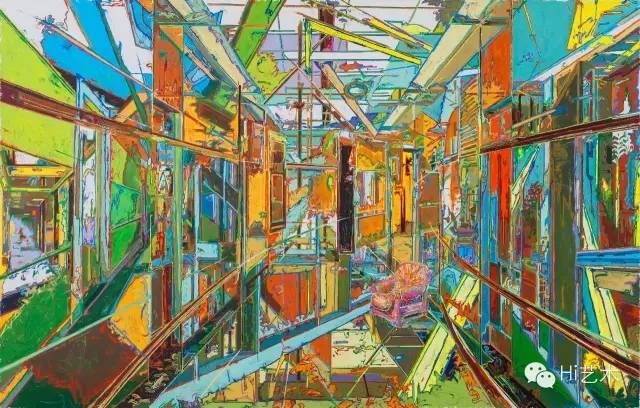 由金 《被遗忘的空位》 280×180cm 布面油画 2015
由金 《被遗忘的空位》 280×180cm 布面油画 2015