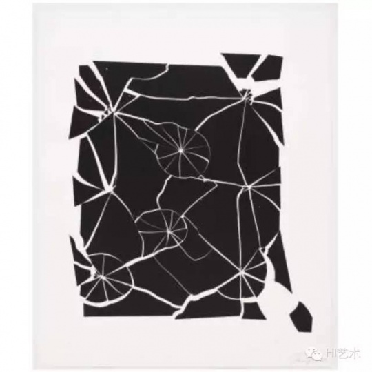 Tara Donovan 《Untitled》 131.4×107.3cm 纸上水墨 2009
Tara Donovan 《Untitled》 131.4×107.3cm 纸上水墨 2009