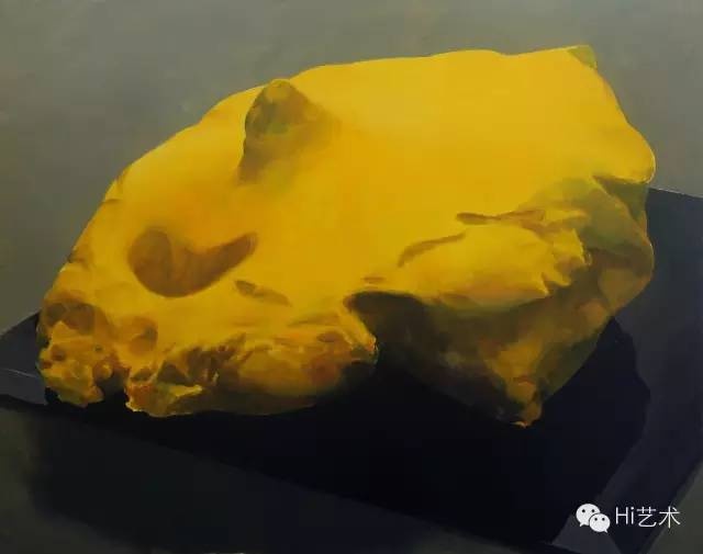 詹翀 《肚脐和舌头》100×80cm 木板丙烯 2015
詹翀 《肚脐和舌头》100×80cm 木板丙烯 2015