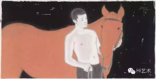 黄丹《银河》190×96cm 纸本水墨 2015
黄丹《银河》190×96cm 纸本水墨 2015