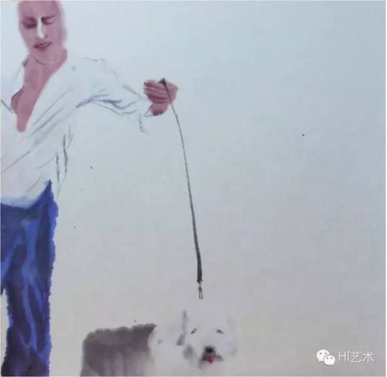 李帆 《生意系列》 46.5×42.6cm 纸本水墨 2010
李帆 《生意系列》 46.5×42.6cm 纸本水墨 2010