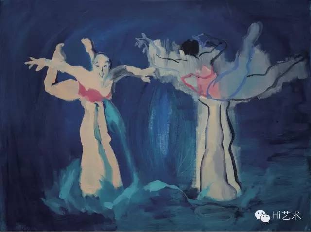 王晓曲《运动员》 60×80cm 布面油画 2015
