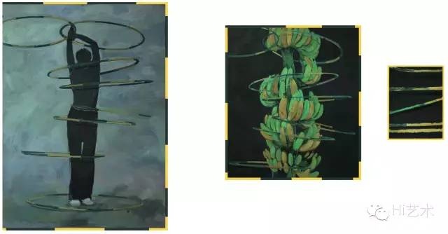 张宇飞 《抽象练习(乌拉圈)》 152.5cm×112.5cm、92.5cm×82.5cm、42.5cm×32.5cm 布面油画、棉麻布、木头 2014
张宇飞 《抽象练习(乌拉圈)》 152.5cm×112.5cm、92.5cm×82.5cm、42.5cm×32.5cm 布面油画、棉麻布、木头 2014