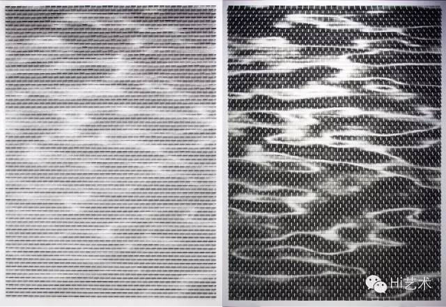 王宁德 《有形之光－水纹 3》105.7×144.2×5cm 蜂窝铝板、亚克力、透明灯箱片 2014
