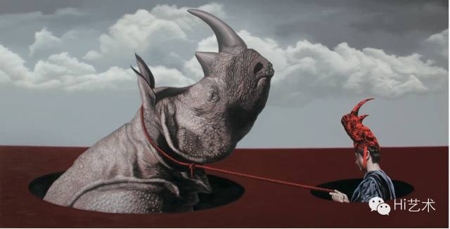 郑宏祥 《双相》 170×340cm 布面油画 2014
郑宏祥 《双相》 170×340cm 布面油画 2014
