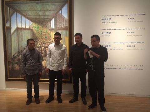 左起：任俊华、石磊、熊宇、Hi艺术中心负责人伍劲

