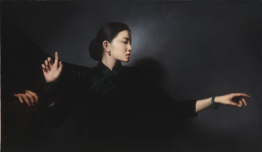 《大民国——青衣魅影》170×100cm 布面油画 2013
《大民国——青衣魅影》170×100cm 布面油画 2013