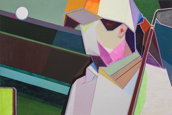 《高尔夫》 200×300cm 布面丙烯 2014
《高尔夫》 200×300cm 布面丙烯 2014