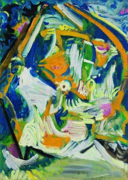 吴大羽 《飞羽》 45.6X33cm 布面油画 约1980年 估价:300-500万
吴大羽 《飞羽》 45.6X33cm 布面油画 约1980年 估价:300-500万
