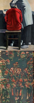 耿建翌 《1985年夏季的清洗(双面画 )》 174×105cm 布面油画 1985;1992 估价:580-680万
耿建翌 《1985年夏季的清洗(双面画 )》 174×105cm 布面油画 1985;1992 估价:580-680万