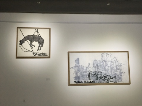 展览现场,图为杨诘苍作品展出现场
展览现场,图为杨诘苍作品展出现场