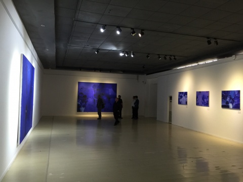 展览现场,图为杨少斌作品展出现场
展览现场,图为杨少斌作品展出现场