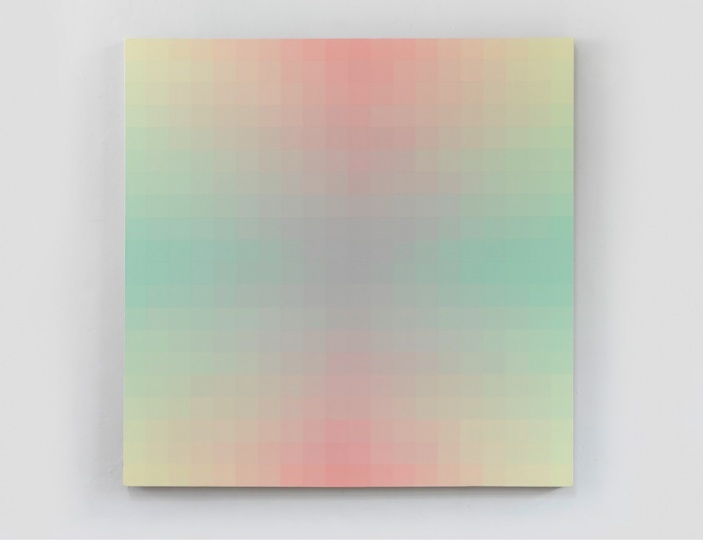 《400 201503》 150×150cm 布面丙烯 2015
《400 201503》 150×150cm 布面丙烯 2015