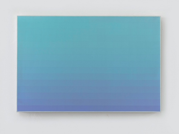 《二百七十 蓝》 60×90cm 布面丙烯 2009
《二百七十 蓝》 60×90cm 布面丙烯 2009