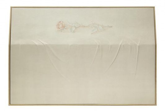 《绘画浮雕——白玫瑰》 91×62cm 纸本绘画、玻璃钢浮雕 2015
《绘画浮雕——白玫瑰》 91×62cm 纸本绘画、玻璃钢浮雕 2015