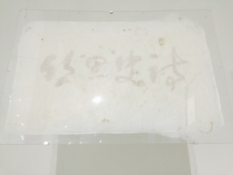 梁绍基2015年作品《丝、思、史、诗》
梁绍基2015年作品《丝、思、史、诗》