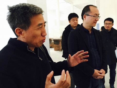 梁绍基在导览
梁绍基在导览