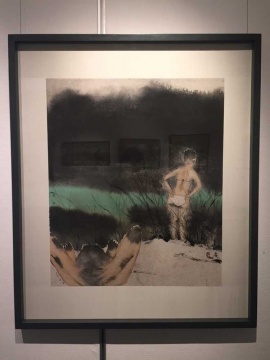 刘庆和 《光临》 90×75cm 纸本水墨 2014
刘庆和 《光临》 90×75cm 纸本水墨 2014