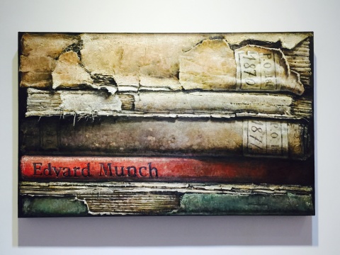 《hardbacks#12》130x97cm 布面油画 2015
《hardbacks#12》130x97cm 布面油画 2015