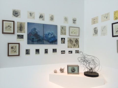 第四展厅现场,呈现了夏小万创作中的起承转合
第四展厅现场,呈现了夏小万创作中的起承转合