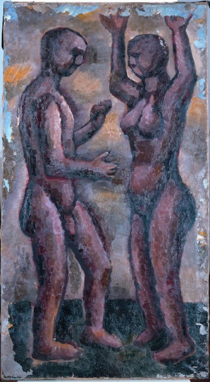 《最初的舞步》 90×49cm 布面油画 1984
