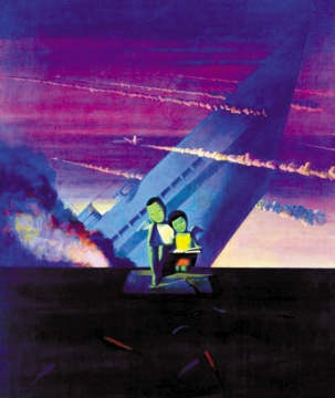 刘野 《沉船》  200×170cm 布面油画   1995   成交价：704万港元
