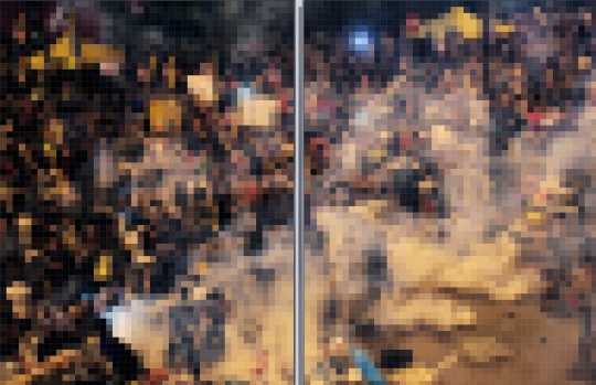 《像素 2014 No.2》 205 × 149cm 艺术微喷 2014 独版 《像素 2014 No.2》 205 × 149cm 艺术微喷 2014 独版
