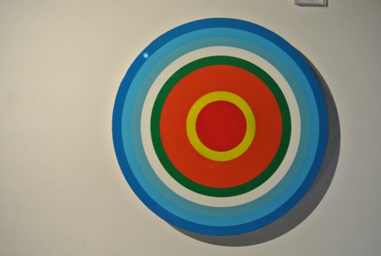 《阿弥陀佛No.1》 直径60cm 烤漆,铝 2012
《阿弥陀佛No.1》 直径60cm 烤漆,铝 2012