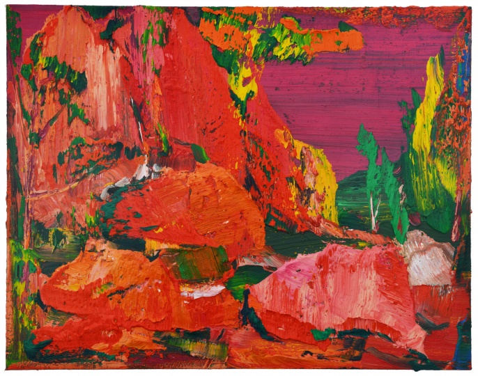《风景》 120×150cm 布面油画 2015
《风景》 120×150cm 布面油画 2015
