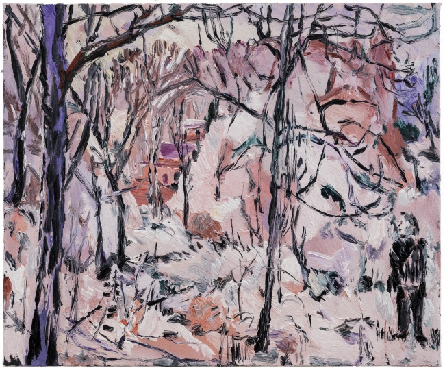《立雪》 47.5×57.5cm 布面油画 2015
《立雪》 47.5×57.5cm 布面油画 2015