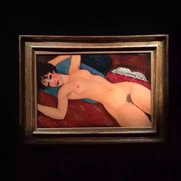 亚美迪欧.莫迪利安尼《侧卧的裸女》