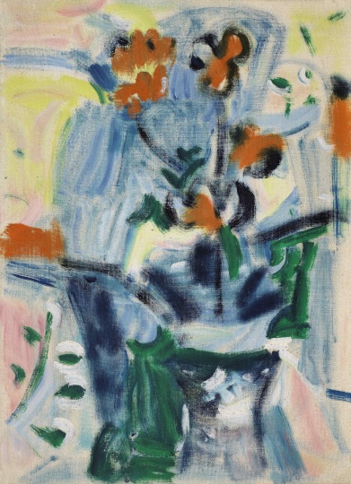 吴大羽《无题115》 54.3×39.1cm 布面油画 约1960 吴大羽《无题115》 54.3×39.1cm 布面油画 约1960