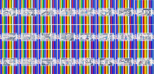 《典籍——朱子家训》 120×90cm×24 布面丙烯 2006
《典籍——朱子家训》 120×90cm×24 布面丙烯 2006